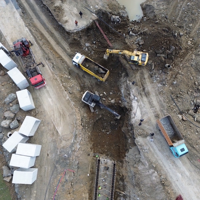 Samsun'da dereler taşkın riskine karşı ıslah ediliyor