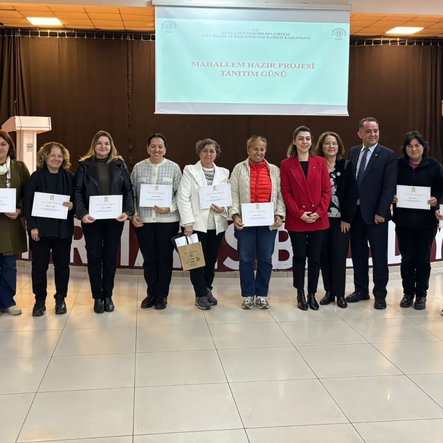Muğla Büyükşehir'den afetlere karşı 'Mahallem Hazır' projesi