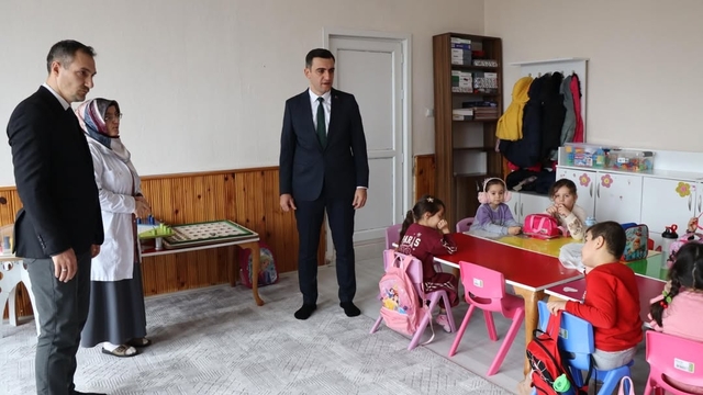 Küre Kaymakamı Hasan Çakır, Kur'an kursunu ziyaret etti