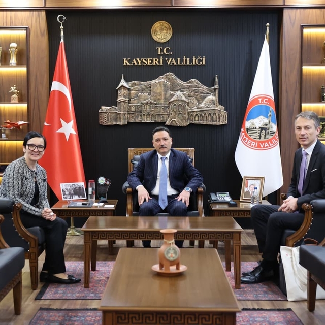 Büyükelçi Gabriele Juen'den Vali Çiçek'e ziyaret