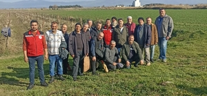 Salihli'de üreticilere budama ve gübreleme eğitimi