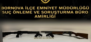 Aile apartmanına silah kaçakçılığı operasyonu; 3 tutuklama