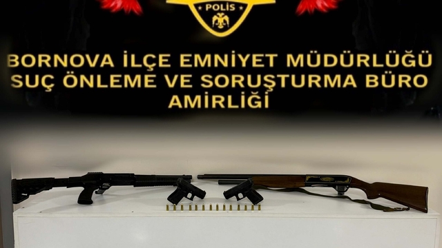 Aile apartmanına silah kaçakçılığı operasyonu; 3 tutuklama