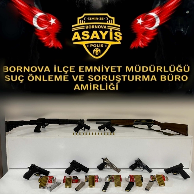 Aile apartmanına silah kaçakçılığı operasyonu; 3 tutuklama