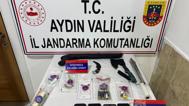 Kuşadası'nda jandarmadan narkotik operasyonu