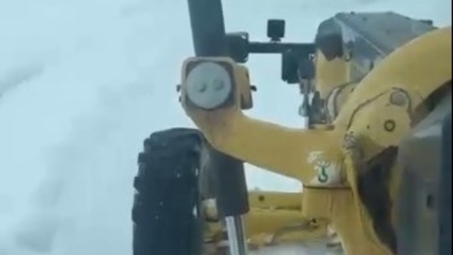 Yozgat'ta karla mücadele sürüyor