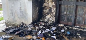 Yangında kundaklama şüphesi