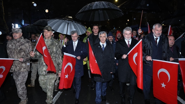 Kahramanmaraş'ın düşman işgalinden kurtuluşunun 106. yılında fener alayı düzenlendi