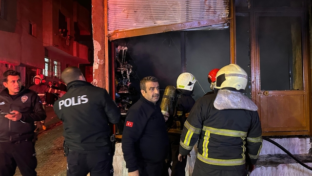 Şanlıurfa'da iş yeri yangını