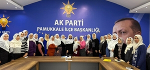 AK Partili kadınlardan Başkan Zeynep Güneş'e şalvarlı destek