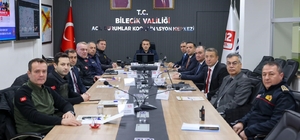 Bilecik'te 112 Acil Çağrı Hizmetleri İl Koordinasyon Komisyon Toplantısı ya...