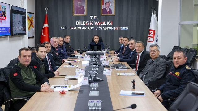Bilecik'te 112 Acil Çağrı Hizmetleri İl Koordinasyon Komisyon Toplantısı yapıldı