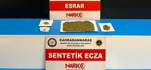 Kahramanmaraş'ta uyuşturucu ve kaçak telefonlar ele geçirildi: 1 tutuklama