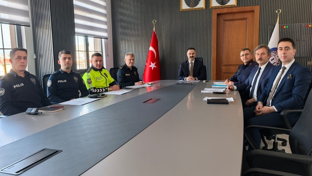 Havza'da okul güvenliği ve trafik tedbirleri toplantısı düzenlendi