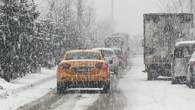 Yüksekova'da yoğun kar yağışı