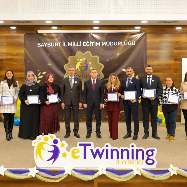 Bayburt'ta 9 okul 'eTwinning Okulu' ünvanı aldı