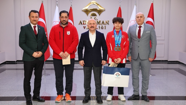 Avrupa Şampiyonu Kaya Adıyaman'da coşkuyla karşılandı