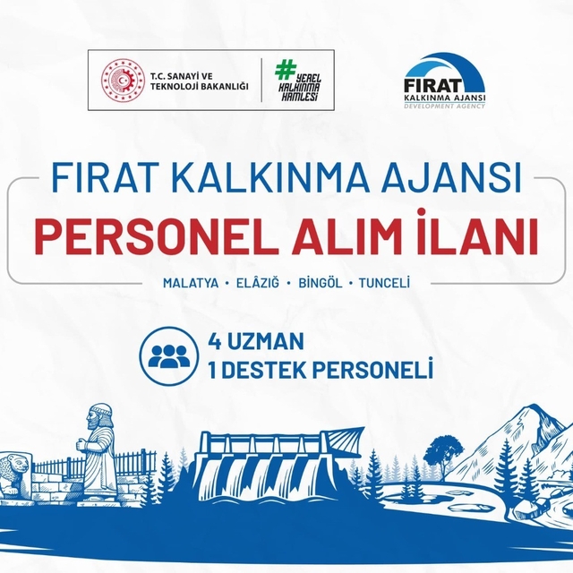 Fırat Kalkınma Ajansı personel alımı yapacak