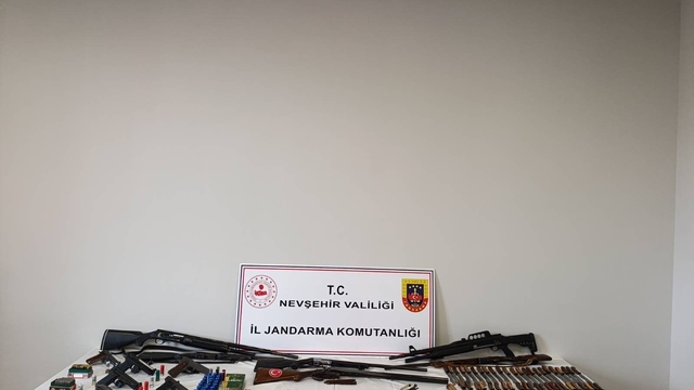 Nevşehir'de ruhsatsız silah operasyonu: 6 tutuklama