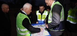 Büyükşehir gece gündüz sahada