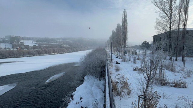 Kar durdu, Ardahan soğuk havaya teslim oldu
