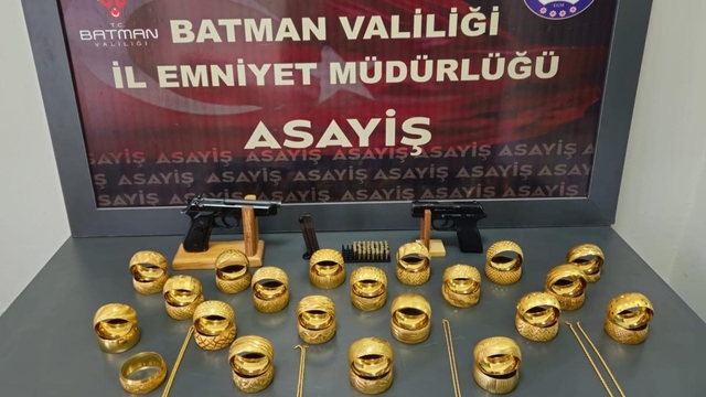 Batman'daki kuyumcu soygununa ilişkin 5 şüpheli tutuklandı