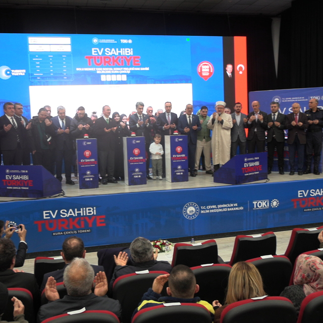 Bolu'ya yapılacak bin 950 sosyal konutun kurası çekildi