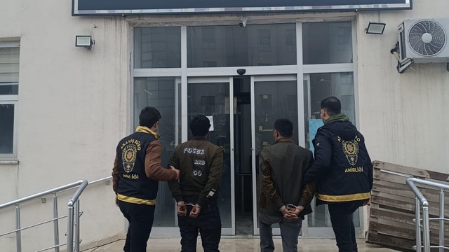 Adıyaman'da 2 hırsızlık şüphelisi tutuklandı
