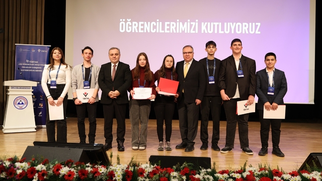 57. TÜBİTAK Lise Öğrencileri Araştırma Projeleri Yarışması'nda  ödüller sahiplerini buldu