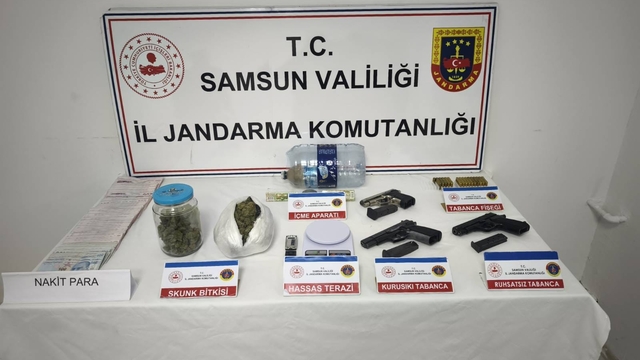 Samsun'da uyuşturucu operasyonunda yakalanan zanlı tutuklandı
