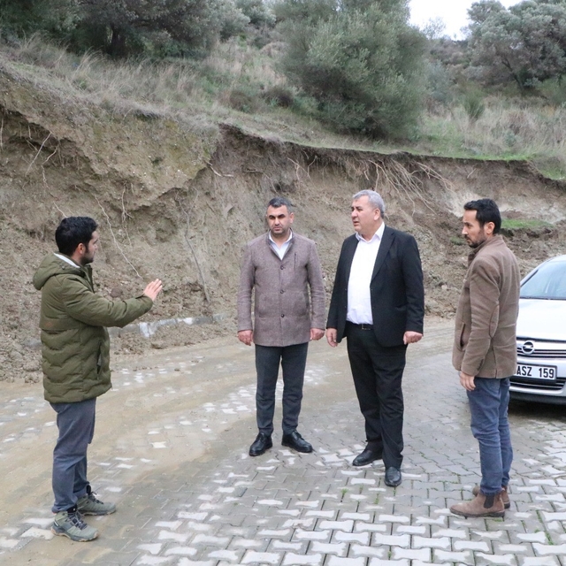 Söke'de yoğun yağış nedeniyle belediye ekipleri teyakkuzda