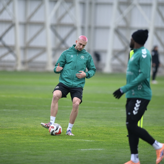 Konyaspor, Corendon Alanyaspor maçı hazırlıklarına devam etti