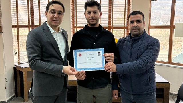 Gercüş'te kar mesaisine başarı belgesi