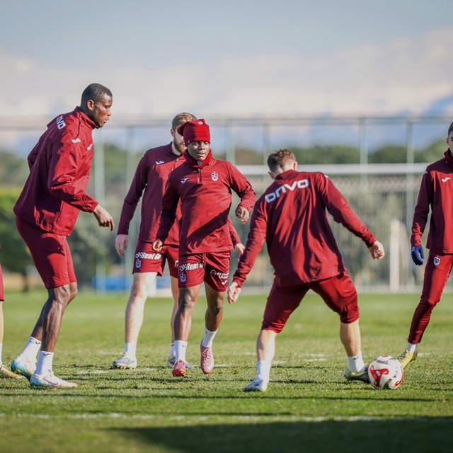 Trabzonspor, Fenerbahçe maçı hazırlıklarını sürdürdü
