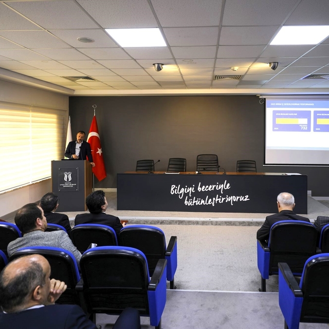 SUBÜ'de 70 birimin 2025 yılı faaliyetleri değerlendirildi