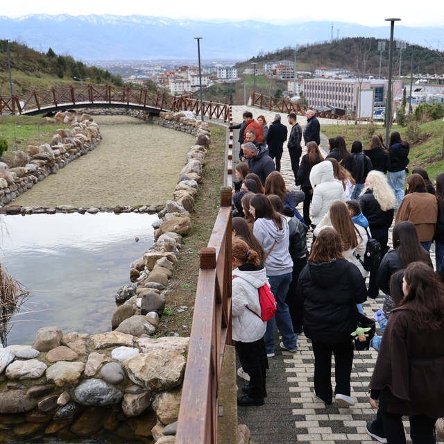 Akçakocalı öğrenciler botanik bahçesine hayran kaldı