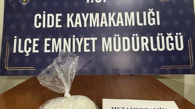 Kastamonu Cide'de 200 gram metamfetamin ele geçirildi