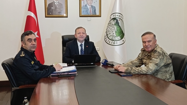 Kars'ta Ocak ayı asayiş ve güvenlik toplantısı yapıldı