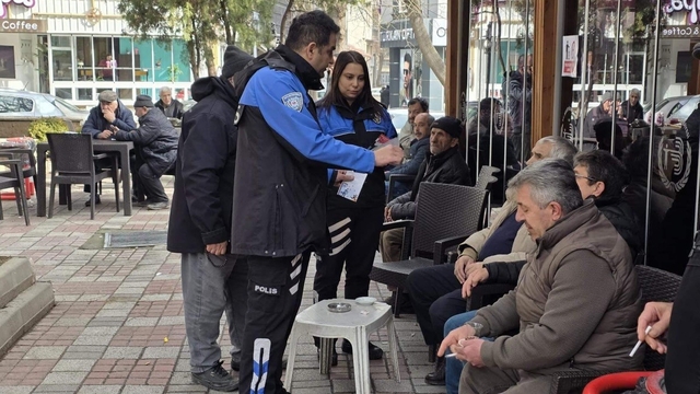 Bilecik'te vatandaşlara 112 acil çağrı hattı ve dolandırıcılık bilgilendirmesi