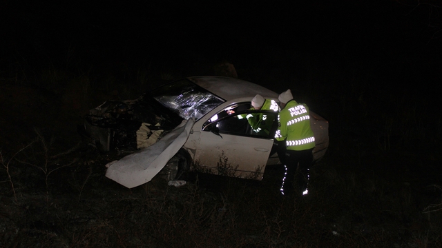 Kayseri'de uçuruma düşen otomobilin sürücüsü yaralandı
