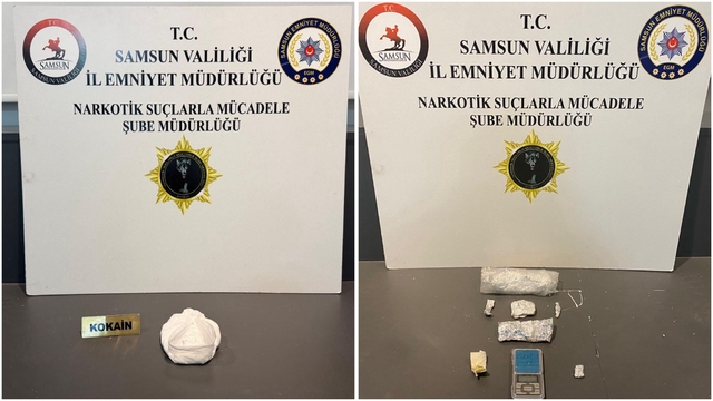 Samsun'da uyuşturucu operasyonunda 2 zanlı yakalandı
