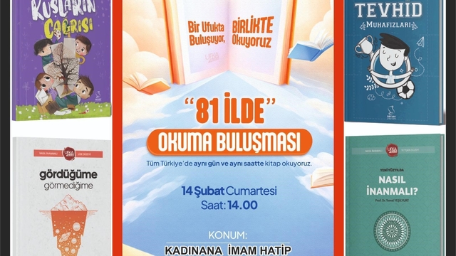 Afyonkarahisar'da '81 İlde Okuma Buluşması' etkinliği gerçekleştirilecek
