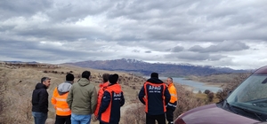 Elazığ'da kayıp kişi için 100 kilometrelik alan tarandı