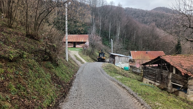 Düzce'de yol bakım çalışmaları tamamlandı