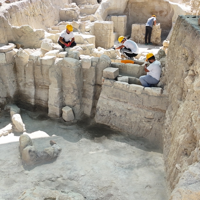 Kapadokya Alan Başkanı Aslanbay, Göreme'deki kurtarma kazılarını yerinde in...