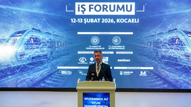 KARDEMİR Yönetim Kurulu Başkanı Oflaz, Türkiye Raylı Sistemler İş Forumu'na katıldı