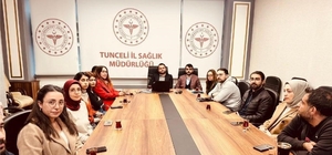 Tunceli'de sağlık çalışanlarına hizmet içi eğitim