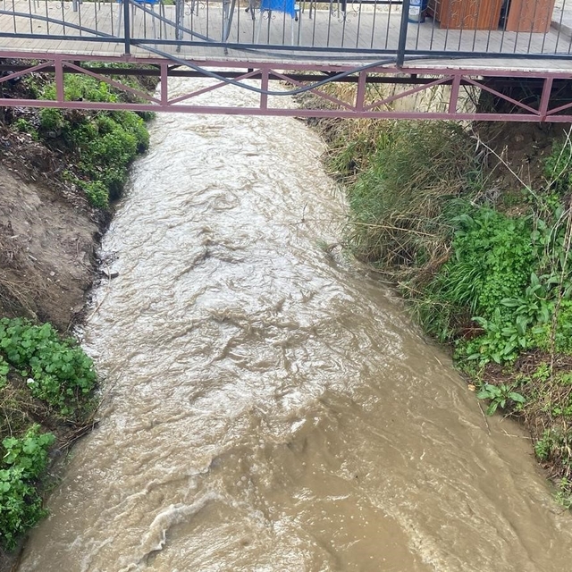 Bozdoğan'da yağışlar derelerin debisini artırdı