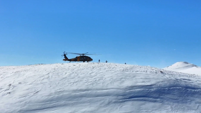 MSB'den Kars Şehit Piyade Teğmen Harun Aslan Kış Tatbikatı paylaşımı