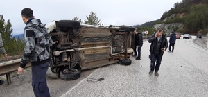 Bolu'da cenaze dönüşü kaza: 2 yaralı